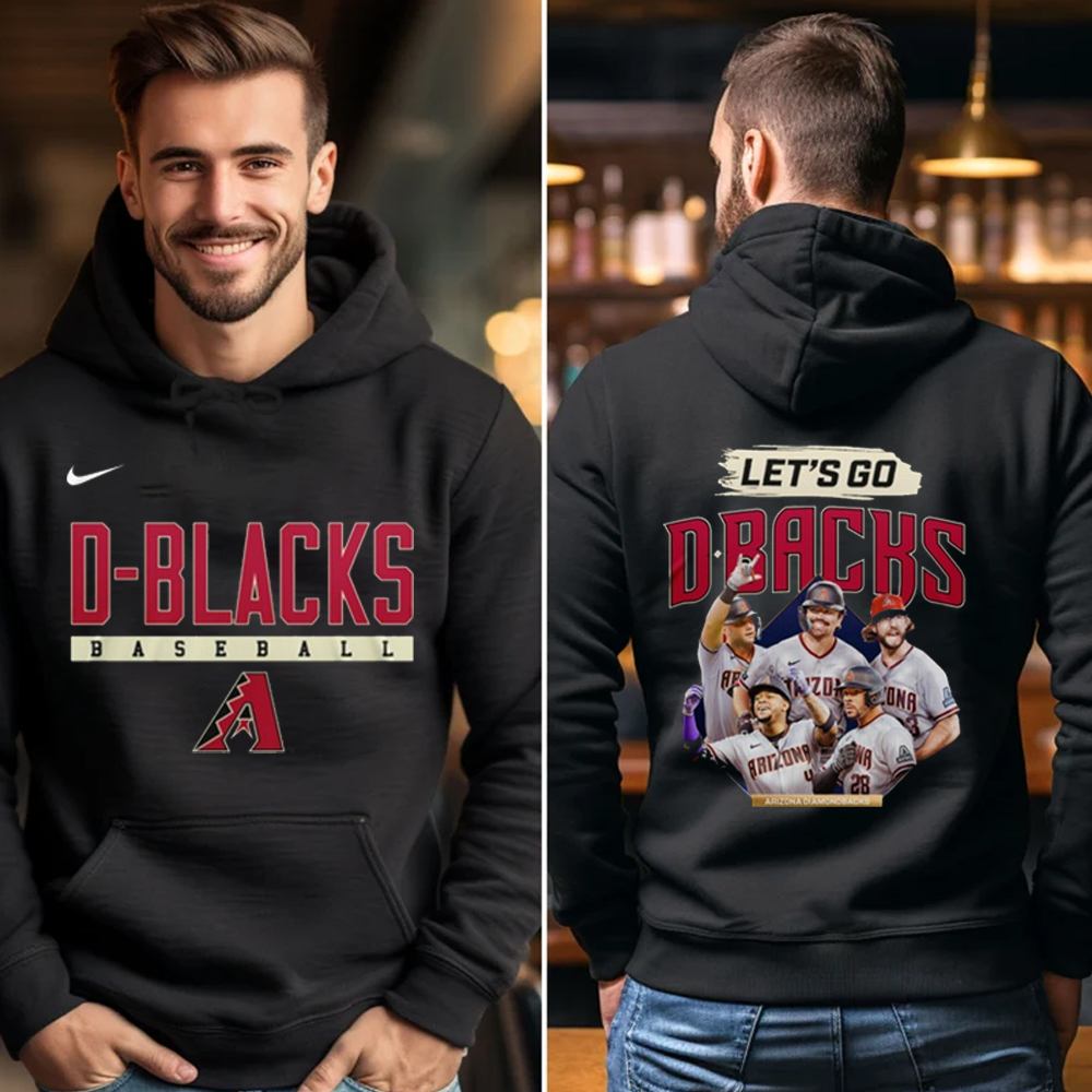 Arizona Diamondbacks 2 Sided Hoodie - Picture 1 of 3